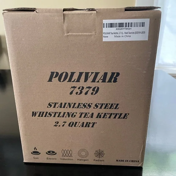 Blue Whistling Tea Kettle - Picture 5 of 5